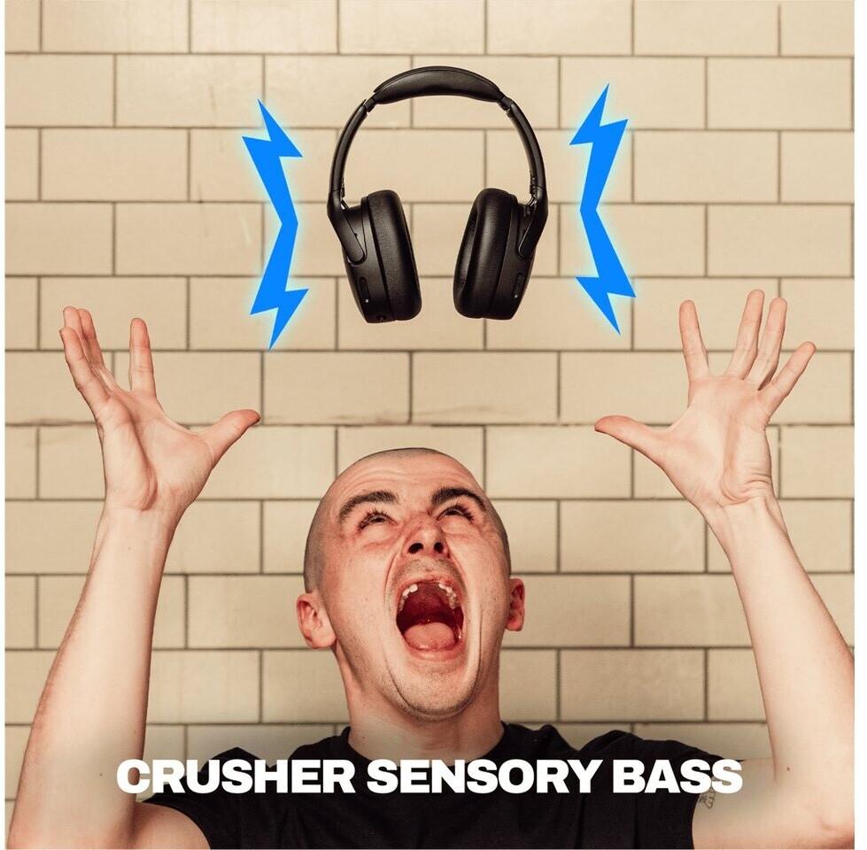Наушники Skullcandy Crusher 720 Over-Ear Bluetooth, (S6CEW-T740) черный