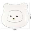 Sauce Dish Plates Dinnerware 2Pcs Snack Plate Easy To Clean Plastic Cartoon Bear Shape Kitchen Gadget