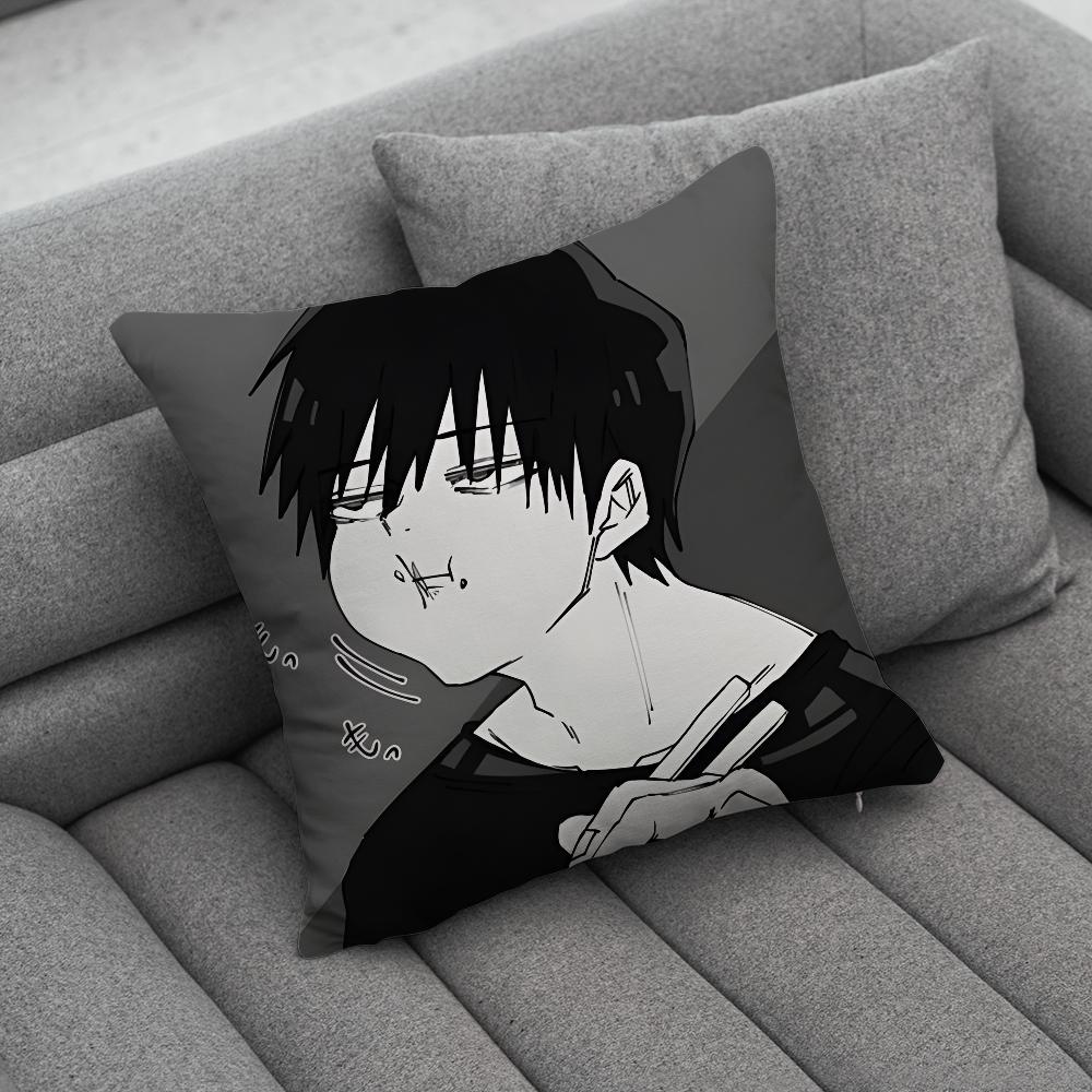 

Toji Fushiguro J-Jujutsu K-Kaisen Pillow Case Soft Cushion Cases for Farmhouse Sofa Decor Home Decorations and Protector 30cmx30cm