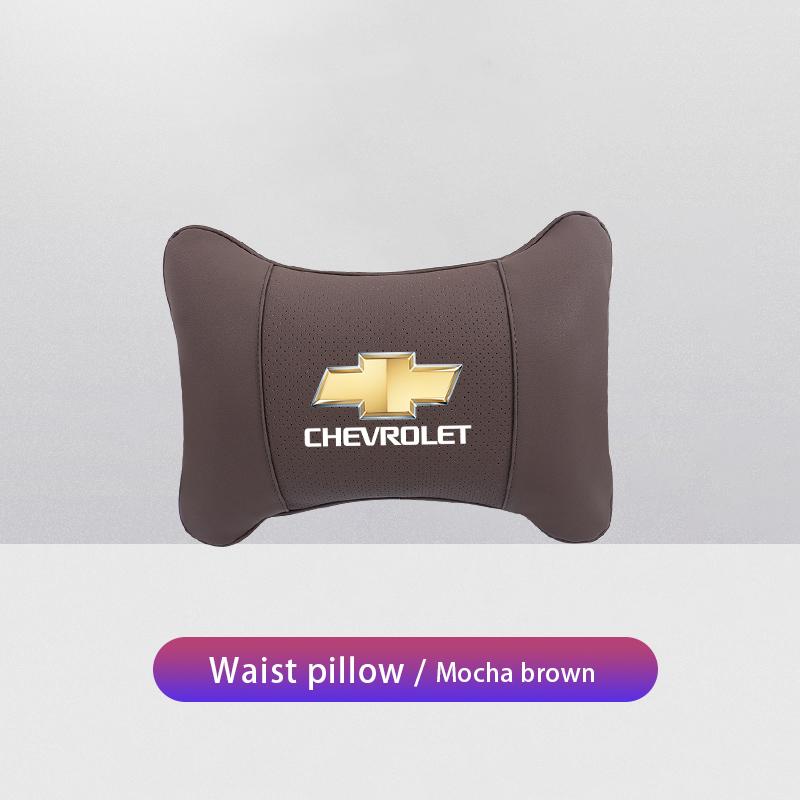Car Seat Headrest Neck Pillow Auto Interior Accessories For Chevrolet Spark Captiva Cruze Tracker Orlando Trax Epica sticker