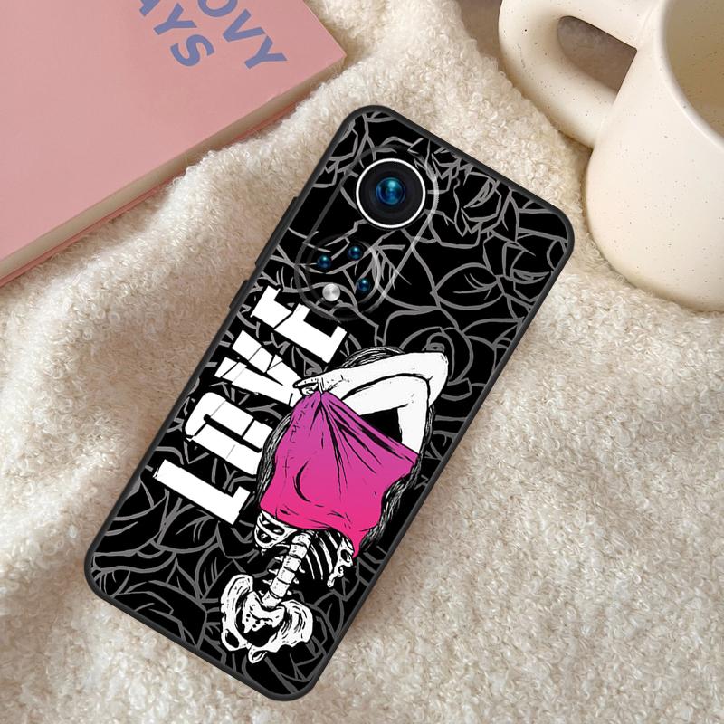 Skeleton Skull Art Case For Honor Magic 7 5 6 Lite Honor 200 Pro 50 70 90 Lite X9b X9a X8b X8a X8 X9 X9c Coque