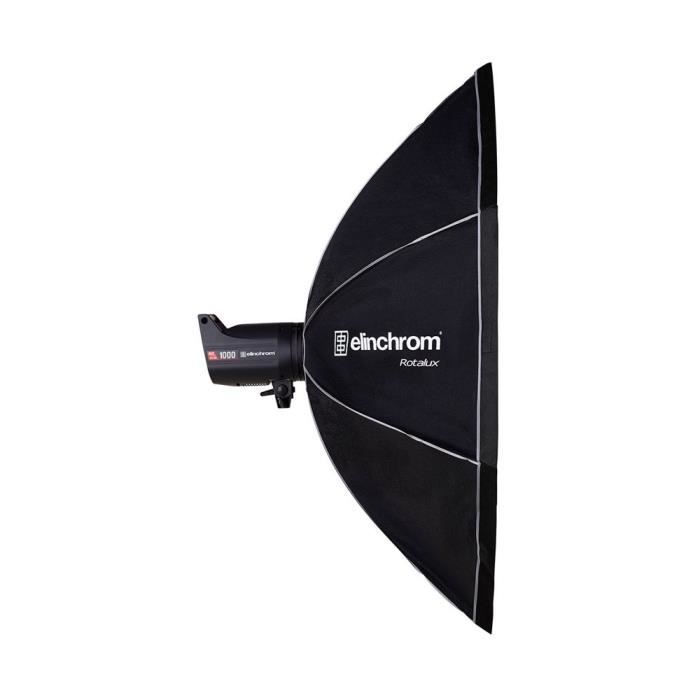 Octabox rotalux 135 cm - elinchrom - el26647 - accessoire photo - rond - noir