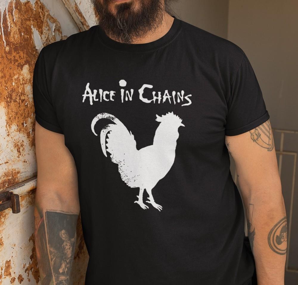 

Rooster T-Shirt, Dirt Album, Seattle Rock Shirt, Grunge Shirt, Retro Band Tee L
