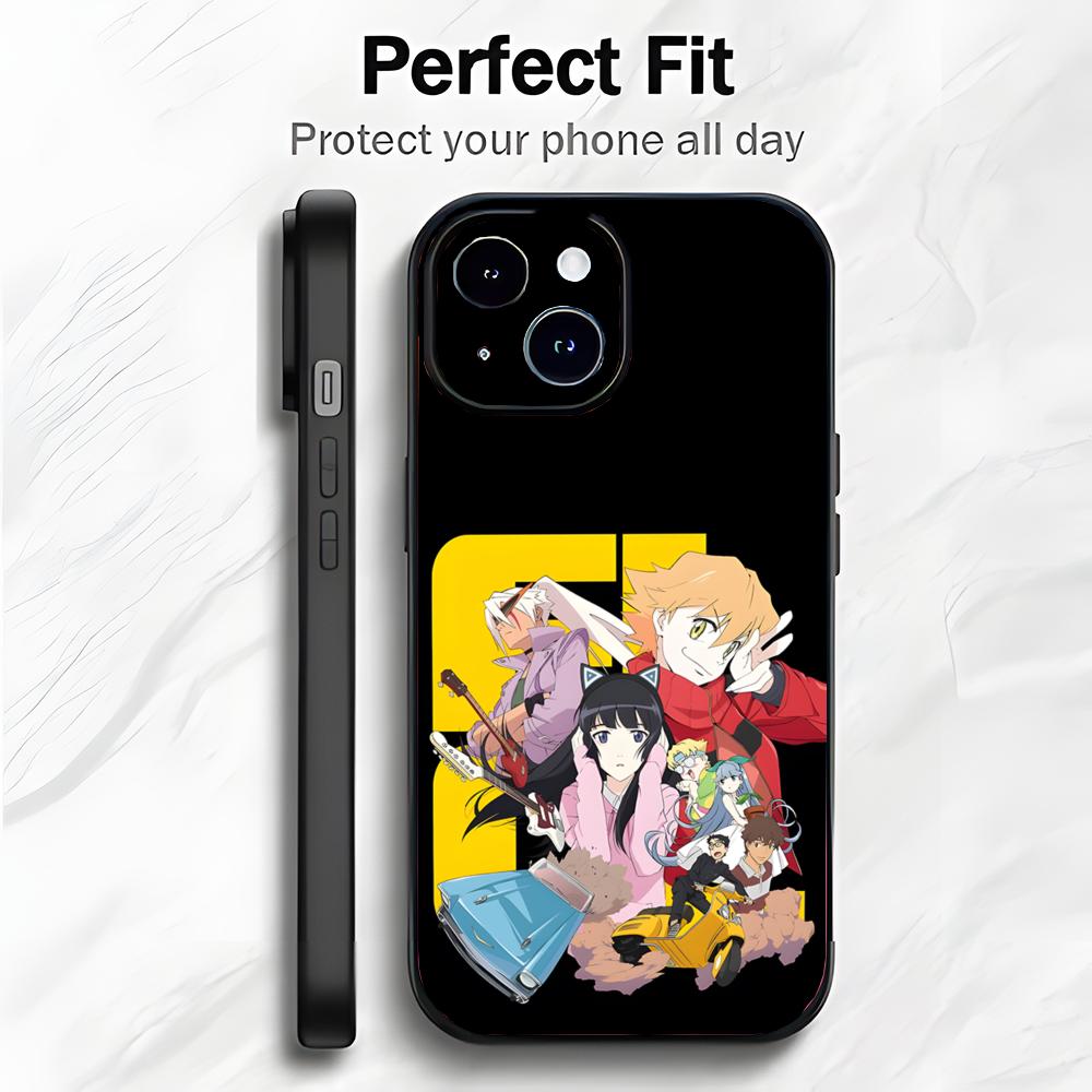 Anime F-FLCL F-First Love Cyber Love Phone Case Phone Case Soft Packaging Lightweight For iPhone17 16 15 14 13ProMax