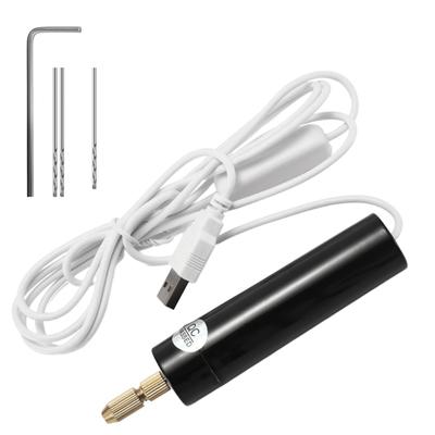 Taladro Eléctrico Pequeño Portátil Manual Bolígrafo de Grabado para Fabricación de Joyería con Resina Epoxi Manualidades en Madera Herramienta para Fabricar Joyería