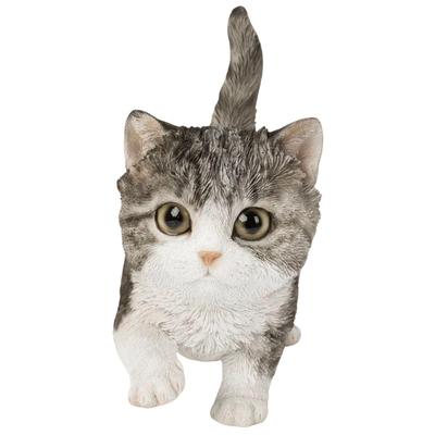Ubia Walking Tabby Cat X X 13 Cm Doll Figure Ornament Animal Garden Decoration Realistic Cute Cat 15.5 7.5 H24163-1