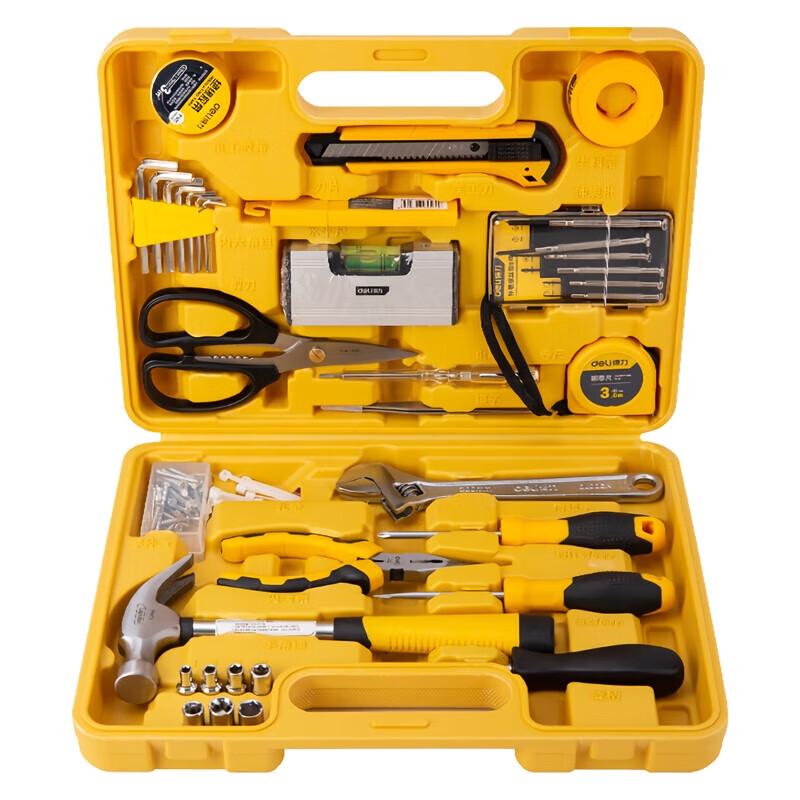 Deli 38-Piece Portable Household Tool Set