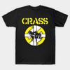 Asian Size Men Black Print T-shirt Logo Band Anarcho Punk No-Cut Print Cotton Tshirt