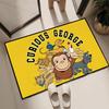 cartoon funny art monkey C-Curious G-George small carpet Rug Home Decor Bedroom Mat Hallway Balcony Entrance Doormat Decoration