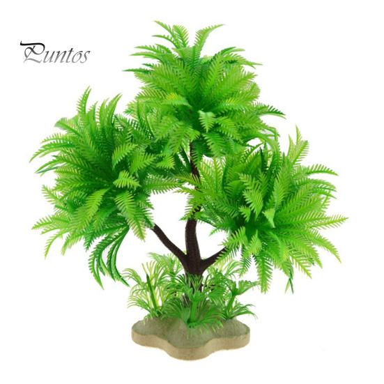 Aquarium Artificial Plants Realistic Aquatic Plastic Grass Hydroponic Simulation Trees Landscape Easy To Maintain Safe Fake Seaweed for Fish Tank