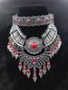 Retro Ethnic Water Drop Tassel Necklace and Sweater Clavicle Chain Accessories