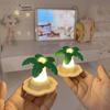 Cute Simulation Coconut Tree LED Night Light Table Bedroom Home Atmosphere Decoration Children's Gifts Cartoon Mini Night Light