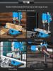 Compact 220V High-Power Bench Drill Press: Multifunctional High-Precision Rotary Milling Machine