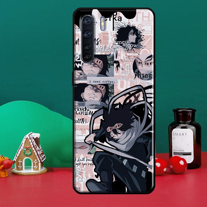 My Hero Academia Aizawa Shouta Case For OPPO A5 A9 A31 A53 2020 A53S A1K A3S A5S A15 A52 A72 A83 A91 A54 A74 A94 Coque