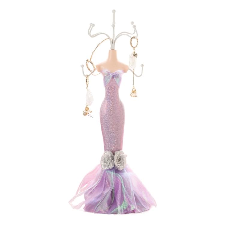Delicate Jewelry Stand Shelves Chic Jewelry Tower Rack Fashionable Model Holder