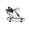 Shar Pei Dog Skiing Enamel Pins Stamps Suitcase  Air Balloon Alloy Brooch Badge Fashion Jewelry Gift