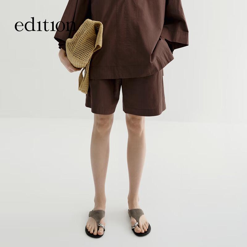 

Women s Embroidered High-Waist Pocket Shorts M