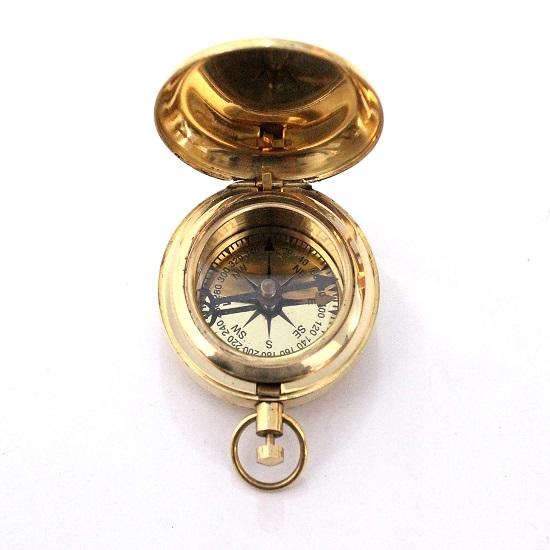 

5.08 Простой компас Декоративный подарочный предмет Отделка латунью