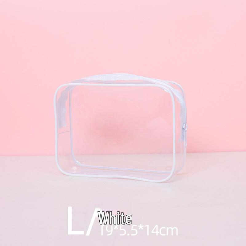 

Водонепроникна Прозора ПВХ Косметичка - Портативна та Настроювана Багатофункціональна Дорожня Організація