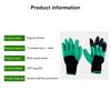 Pair Garden Gloves with Fingertips Claws Protective Working Gloves for Planting Digging Weeding