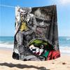1pc Joker Outdoor Flannel Throw Blanket Soft, Lightweight & Warm for Sofa, Office