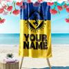 Name Custom Dundee United FC Print Beach Towel, Large Soft Quick Dry Towel for Beach Camping Swimming