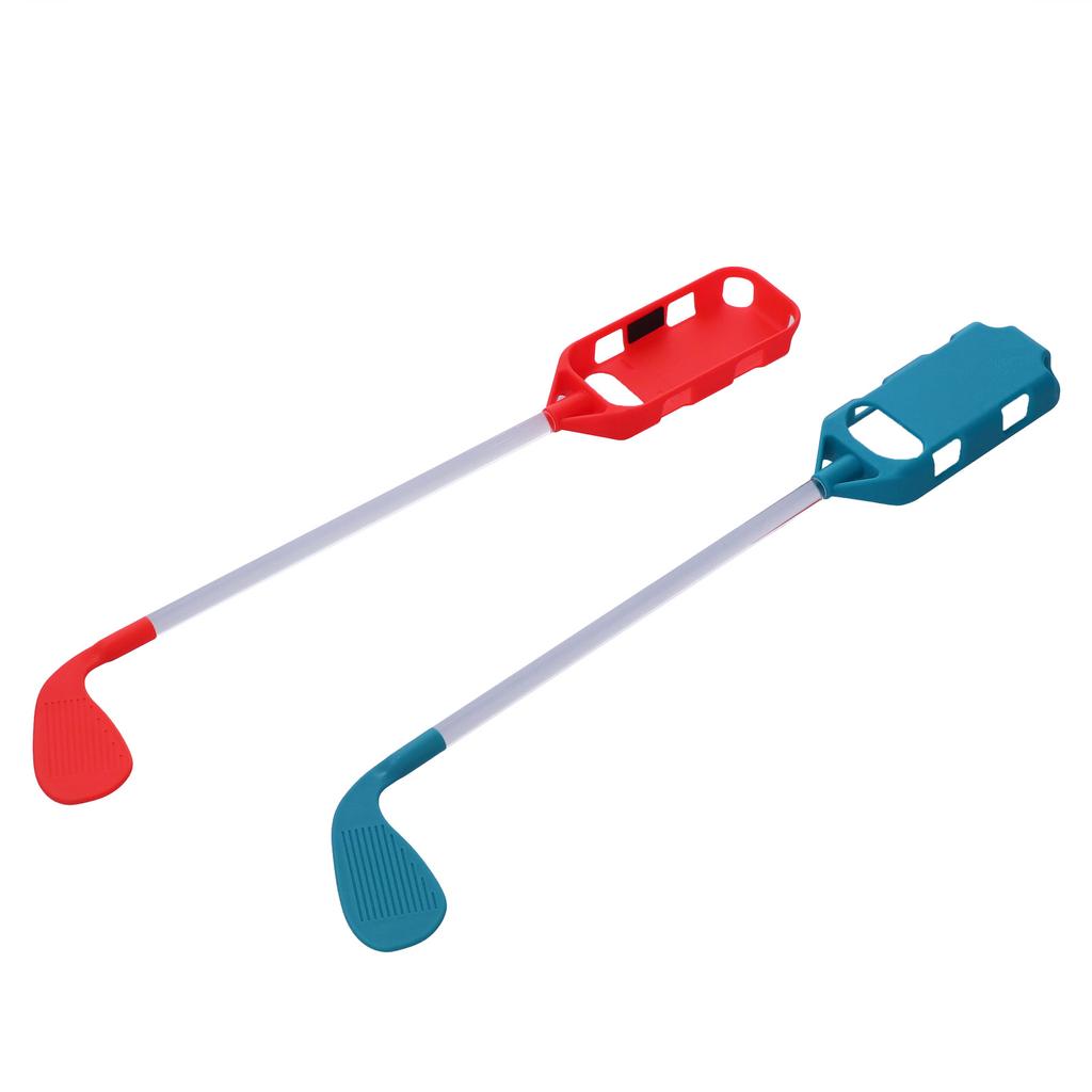 2 Pack Golf Clubs Durable Comfortable To Hold Golf Game Controller Accessories for Switch Games