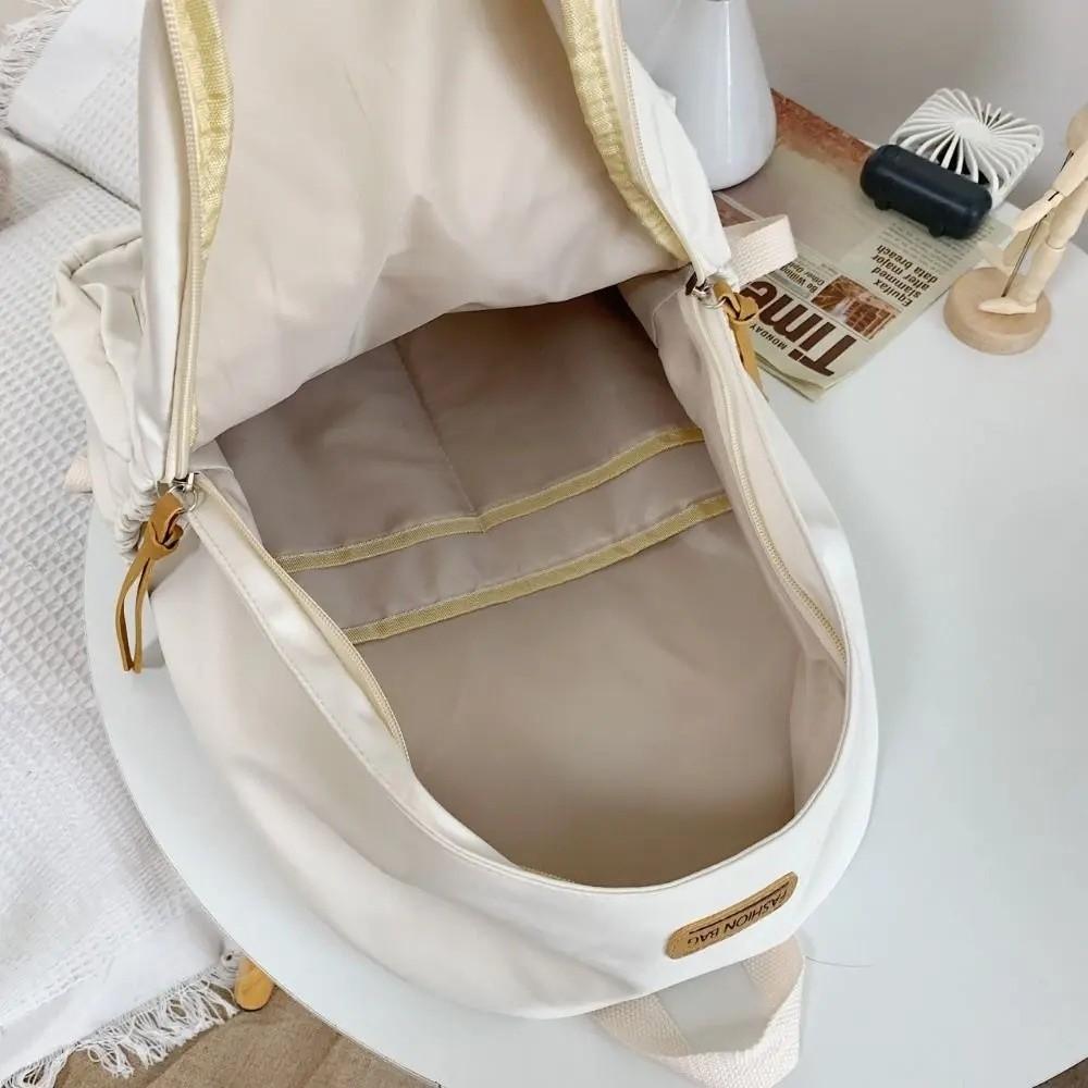 Casual Large Capacity Bag Fashion Student Backpack Practical School Bag  Daily Use