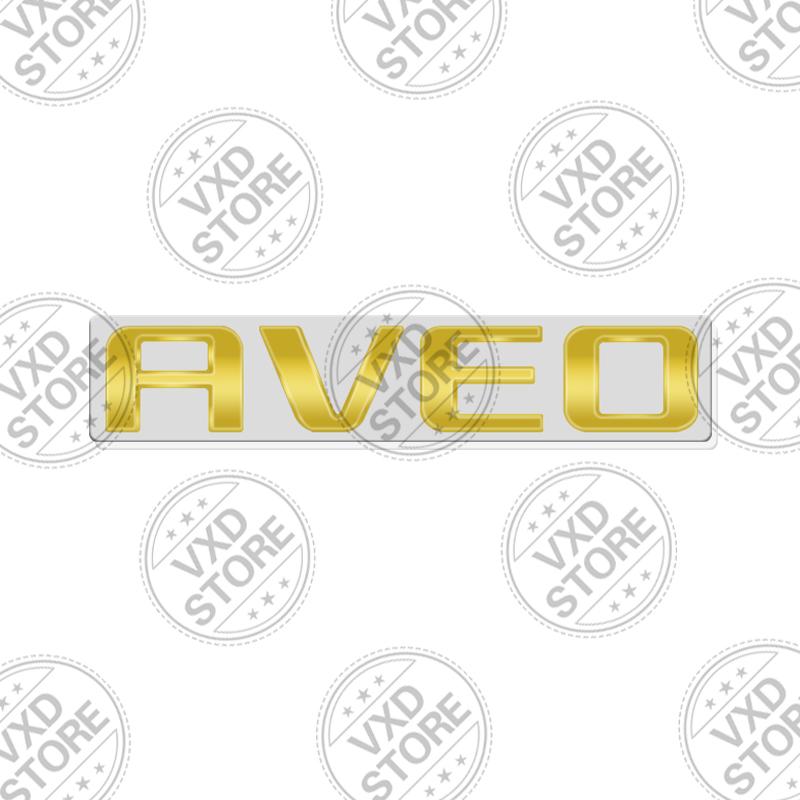 For Chevrolet Aveo Lettering Car 3D Metal Letters Logo Badge Decals Sticker Car Auto Rear Trunk Alphabet Emblem Styling Stickers