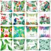 New Home Green Plant Tropical Pillow Cover Without Core Cushion Cover Waist Pillow Cover Cushion Cover Furniture Supplies