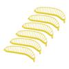 6Pcs Fruit Cutter Yellow Quick Slicing Reliable Durable Versatile Banana Cutter for Kitchen Home