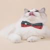 1pc-Cat Two-color Adjustable Bow Tie Pet Collar Pet Supplies