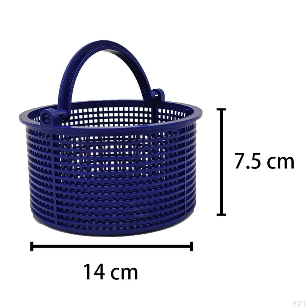 Basket Pool Supplies Replacement Strainer Fine Mesh Plastic Cleaning Tool Universal Blue for