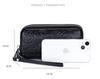 Long Women Wallet Genuine Leather Clutch Lady Purse Zipper Phone Pocket Card Holder Flowers Female Coin Purse ladies Wrist bag