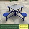 JINGGENG Outdoor Fitness Chess & Card Tables for Seniors