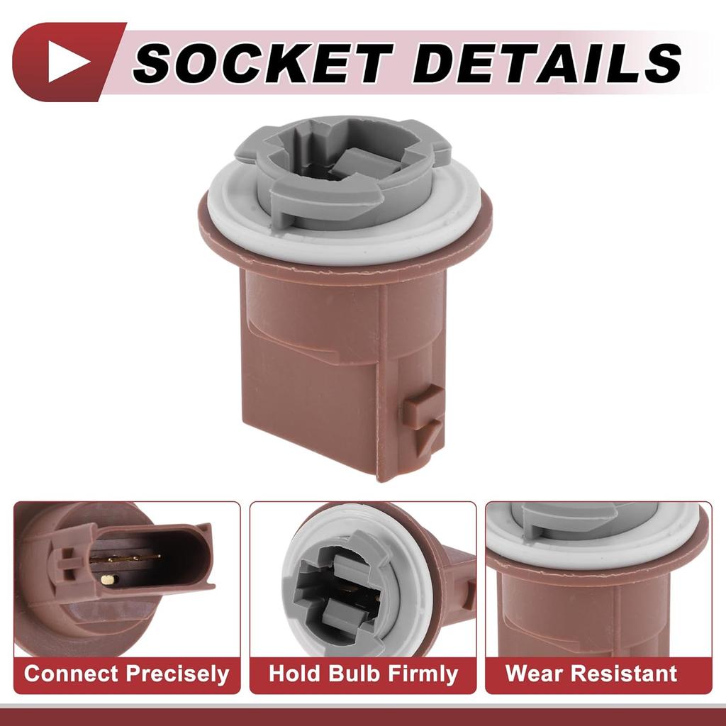 1 Set Tail Light Socket Wiring for Polaris ATV Sportsman 500 EFI 2008-2011 No.4011101 Lamp Bulb Pigtail Connector Harness