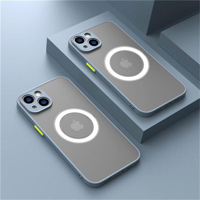 For Magsafe Magnetic Cover For iPhone 14 13 12 15 Pro Max Mini XS XR 14 Plus Shockproof Charging Case On Iphone 14 Pro Max Cases
