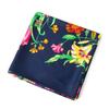 100*100Cm Twill Silk Scarf Luxury Women Flower Print Square Scarves Shawl Lady Kerchief Bandana Hijab Female Foulard Muffler