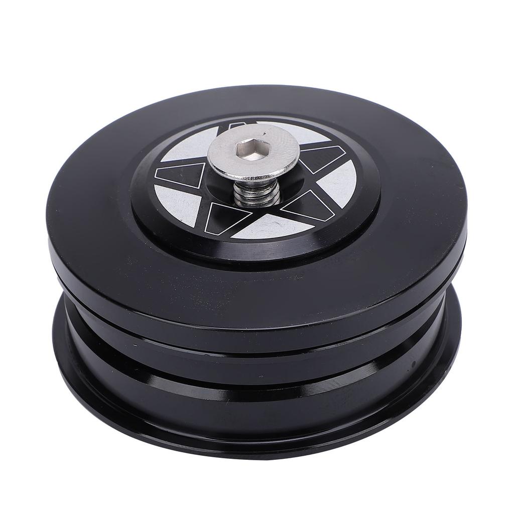 Mountain Bike Headset 49.7mm Aluminum Alloy Low Noise Double Sealed Bearing Road Bike Headset for 28.6mm Straight Pipe