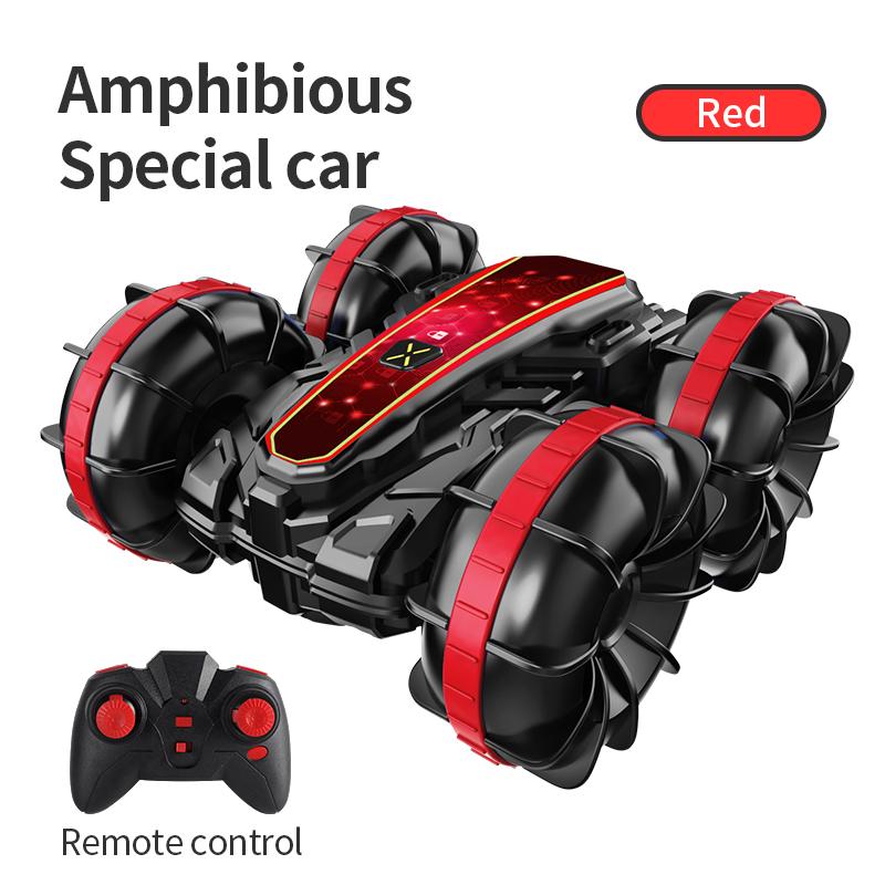 Rc Car Amphibious Remote Control Stunt Car Vehicle Double-sided Flip Driving Drift Outdoor Beach Toys for Boys Children's