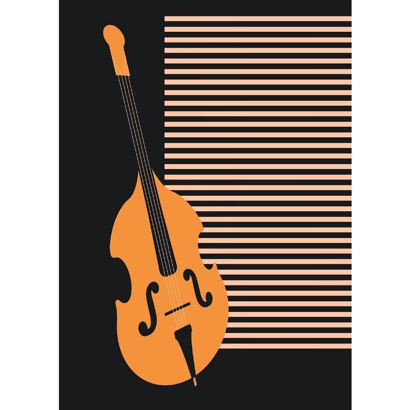 Abstract Creative Violin Instruments Elements Art Postersmurals Canvas Prints Music Classrooms Bedrooms Room Home Decoation