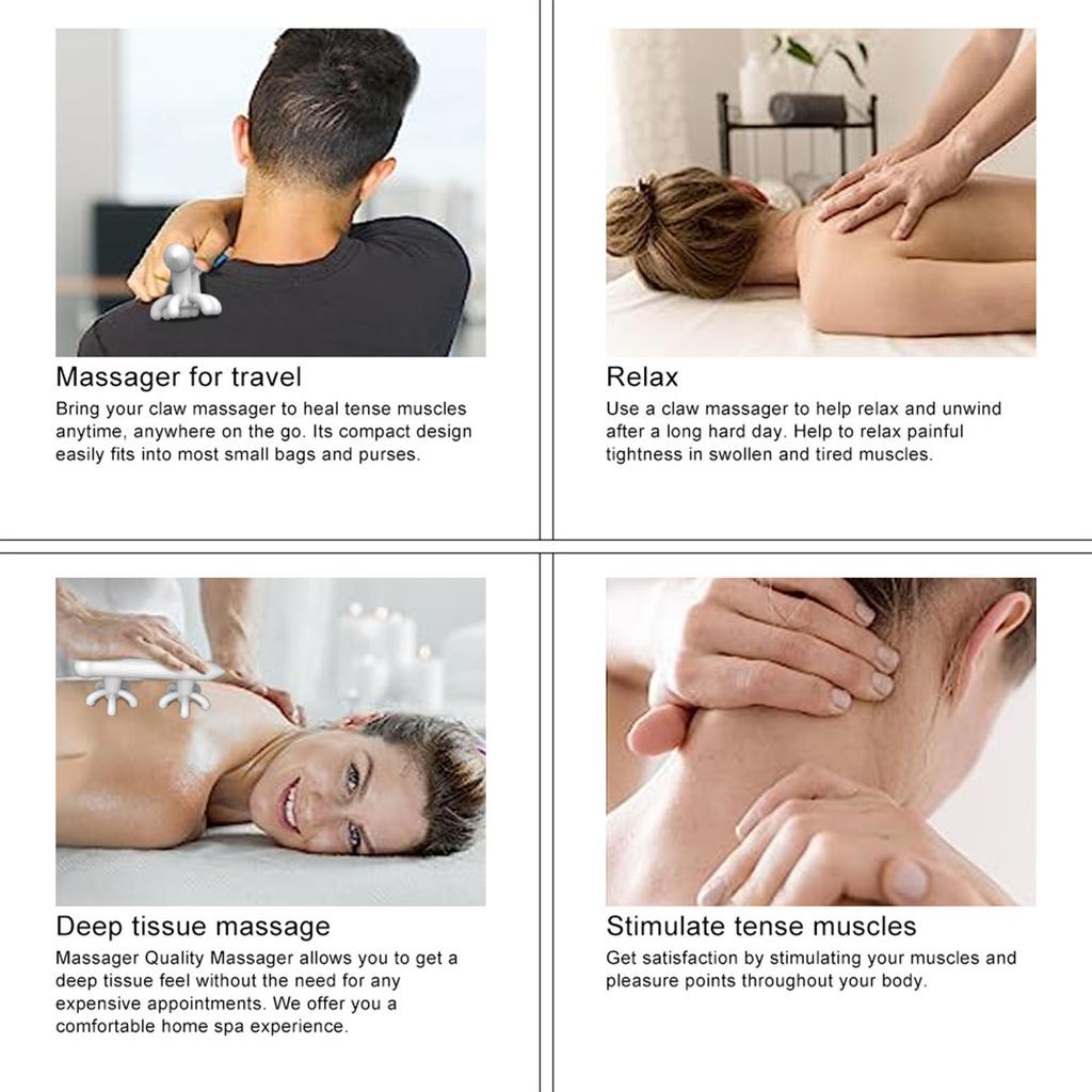 Faszienmassagegerät Spannungslösend Handlich Anti-Cellulite Triggerpunkt-Massagegerät für Nacken Schultern Waden