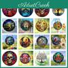 Tree 3d Of Life Dreamcatcher Halloween Acrylic Home Decoration Hanging Sign Door