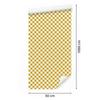 Checkerboard Wallpaper Cream, Yellow and White for Living Room and Bedroom 50x1000