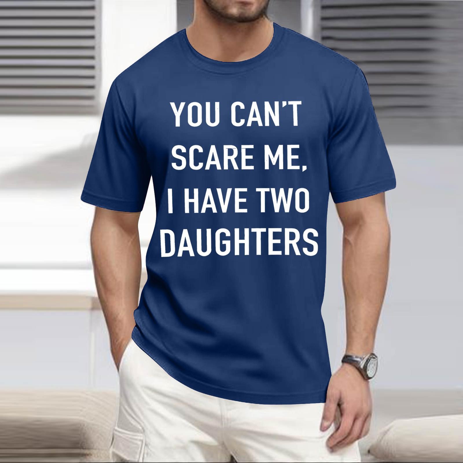 

Летняя мужская популярная футболка с круглым вырезом и коротким рукавом с принтом XL синий