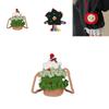 Christmas Tree Apple And Five Pointed Star Knitted Crossbody Bag With Inner Card And Phone Pockets For Daily Use