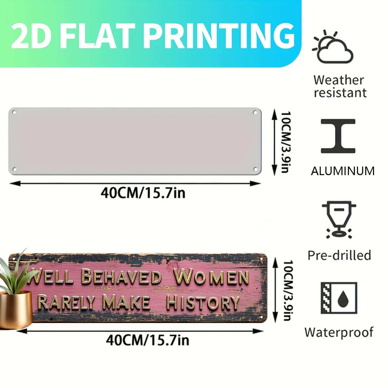 

Юмористическая и интересная металлическая алюминиевая декоративная табличка, подходящая для настенного декора в спальнях, декоративное настенное подвесное украшение белый
