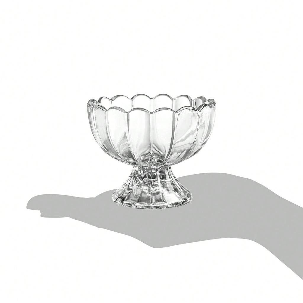 Dessert Glass Cup Ice Cream Pudding Dessert Transparent Mugs Perfect Kitchen Accessories for Ice Cream Fruit Juice Salad