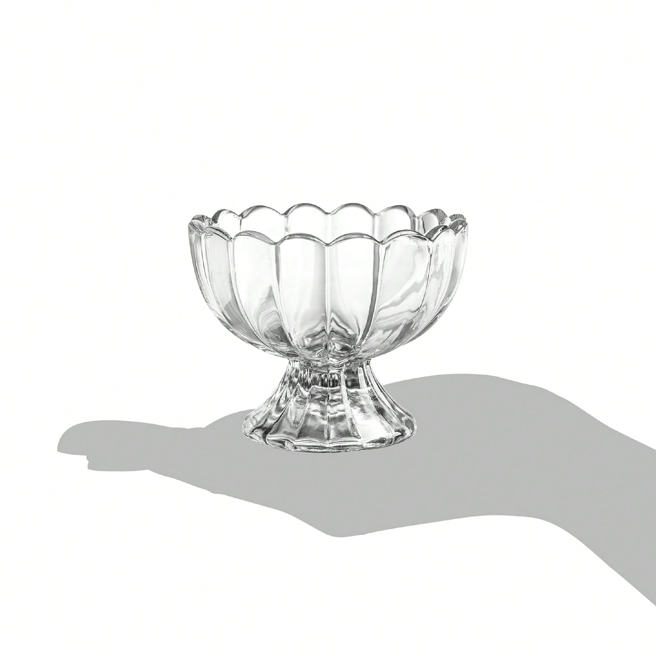 

Dessert Glass Cup Ice Cream Pudding Dessert Transparent Mugs Perfect Kitchen Accessories for Ice Cream Fruit Juice Salad 130ml