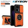 KEYSION Magnetic Phone Case for OPPO Reno13 Pro 5G Reno13 F 5G Slide Camera Protection Upright Kickstand Ring Shockproof Cover